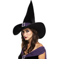 Costume Accessory: Witch Hat: Elegant Black and Purple